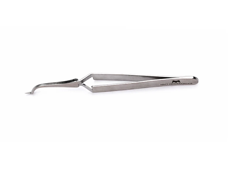 Matt Ortho Slim Buccal Tube Bonding Tweezers