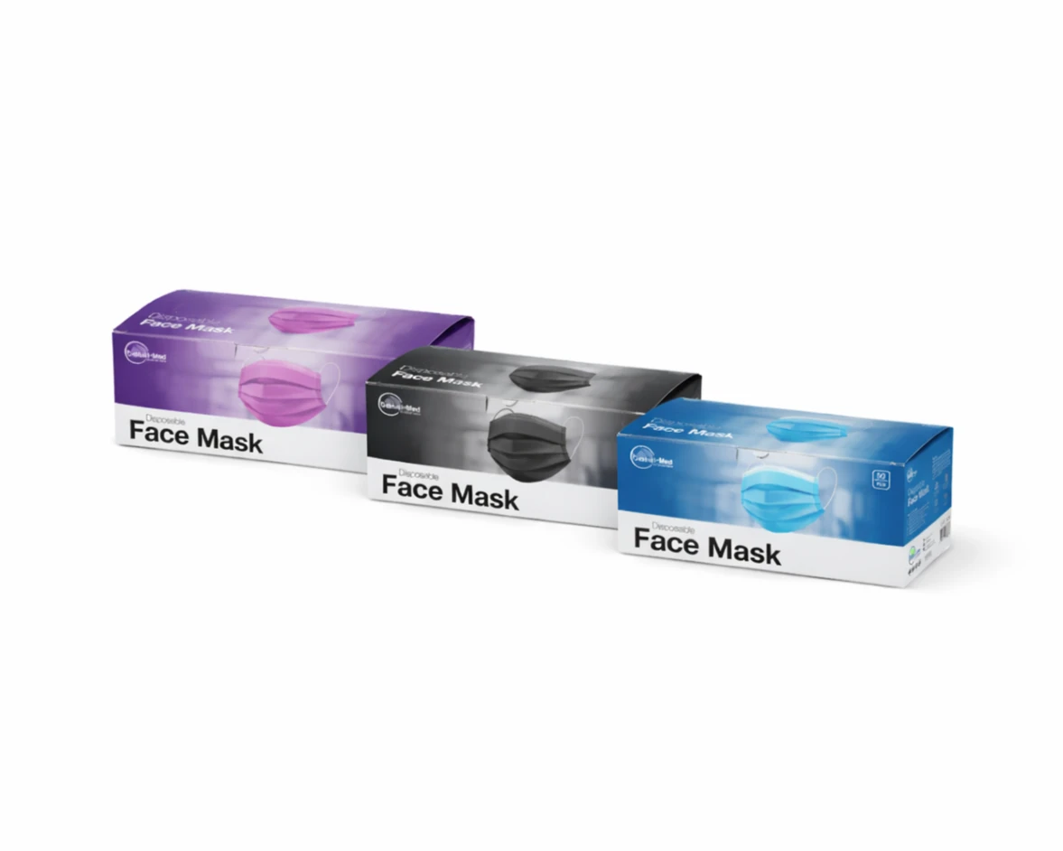 Disposable Face Masks (50 Pack / Box)