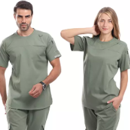 Olive Green Sporty Scrub