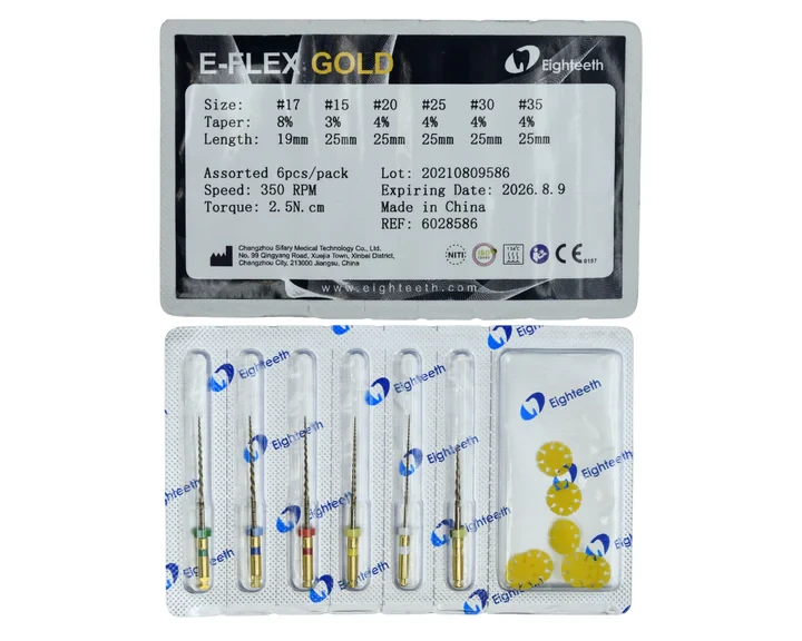 E-Flex Blue #17-30 Taper 4% (6 Files)