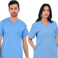 Baby Blue Unisex Elite Scrub + 1 Free