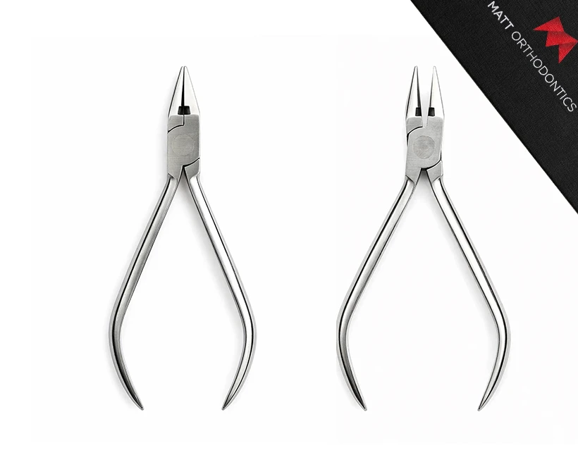 Matt Ortho Bird Beak Plier with Cutter 12 cm