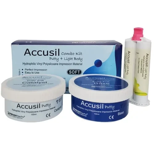 Accusil Combo Kit (400 gm putty + 50 ml light)