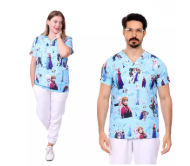 Uni-Sex Frozen Printed Scrub