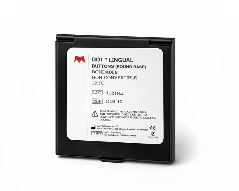 Matt Ortho Bondable Button Round Base